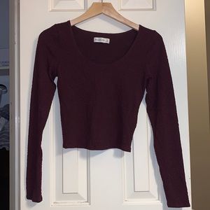 Abercrombie & Fitch Long Sleeve Crop